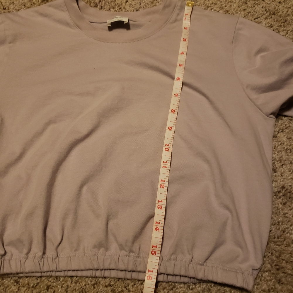 Wilfred | Light Purple Crop Top T-Shirt - Picture 9 of 10